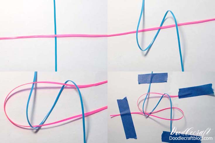 Plastic 2025 keychain weave